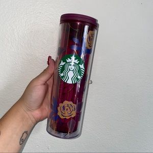 Starbucks fall 2020 rose and gold mug clear